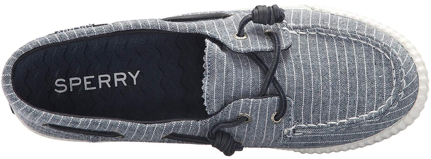 Blue/White Pinstripe Sneaker E7471