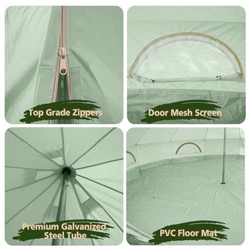 Cotton Canvas Waterproof Large Tent Q790426