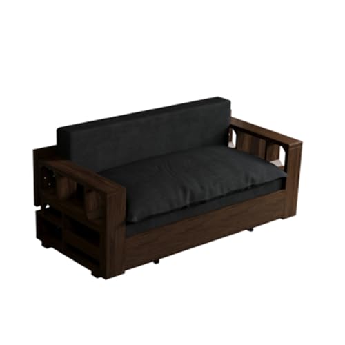 Beige Velvet Convertible Sleeper Sofa Bed V753183