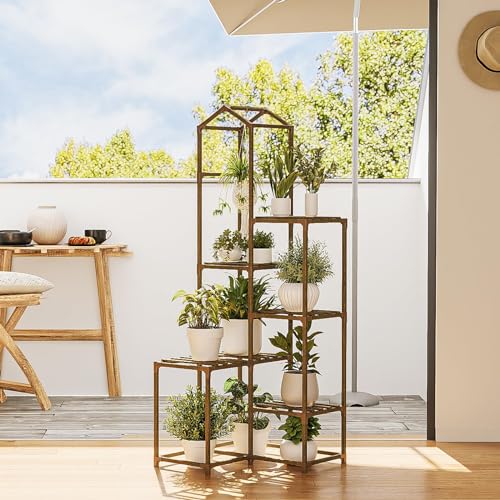 Tall Wood Plant Stand J89785