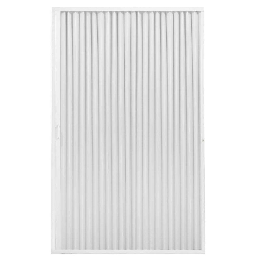 Pleated Folding RV Shower Doors White I564
