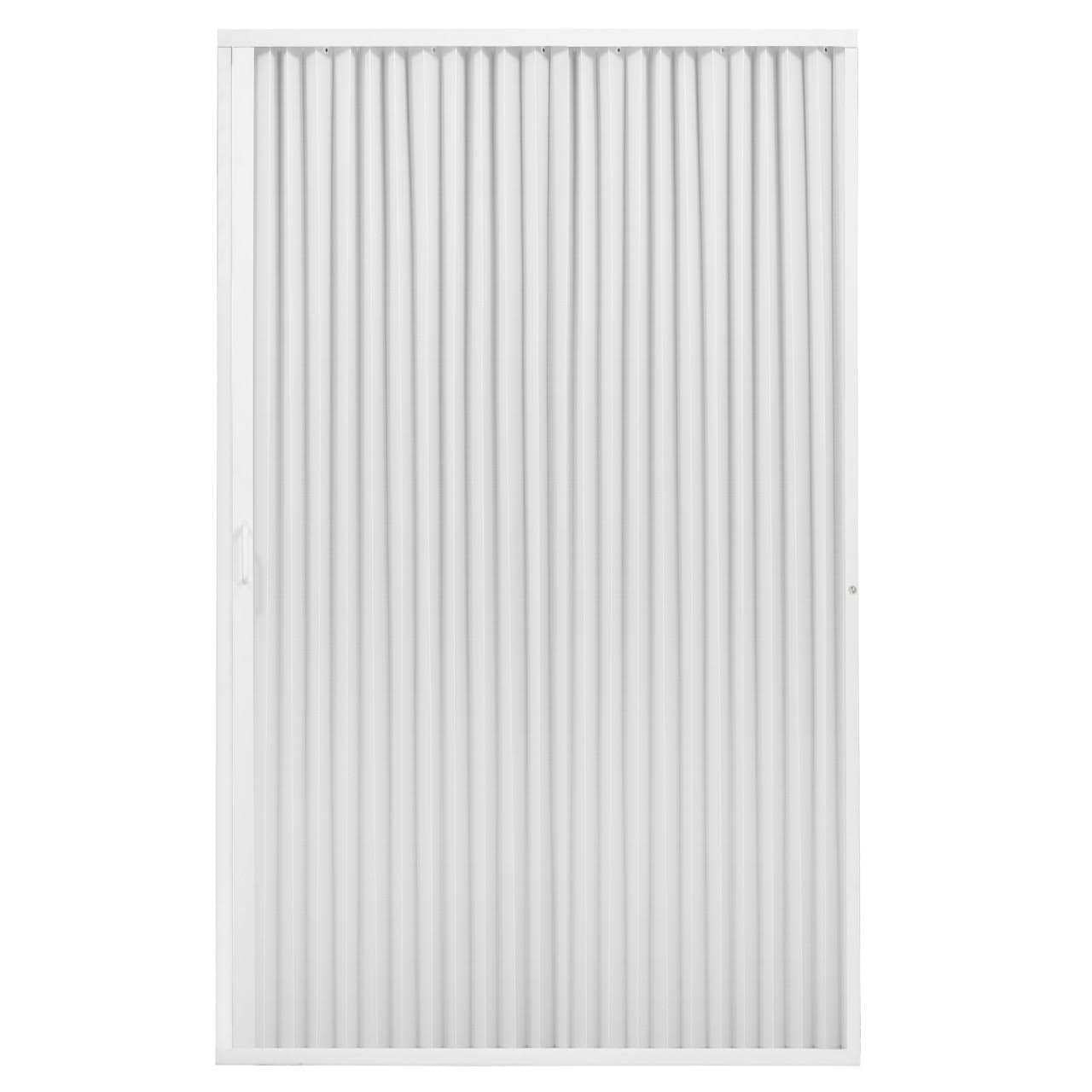 Pleated Folding RV Shower Doors White I564