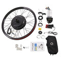 26Inch 72V 2000W Electric Bike Conversion Kit, Rear Wheel with Controller & Display, 9-Speed Adjustment C9663