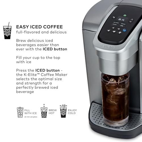 Brushed Slate Single Serve K-Cup Pod Coffee Maker R9786