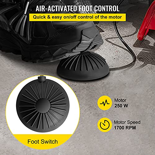 50FT x 1/2Inch Electric Drain Auger with 4 Cutter & Foot Switch W23648