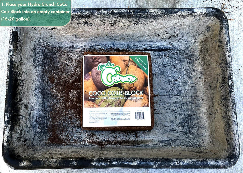 Coco Coir Block 2.5 Cubic Ft Block (2-Pack), Brown Q39247