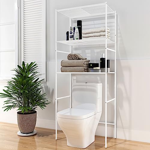 White 3-Tier Over The Toilet Storage Shelf I362560
