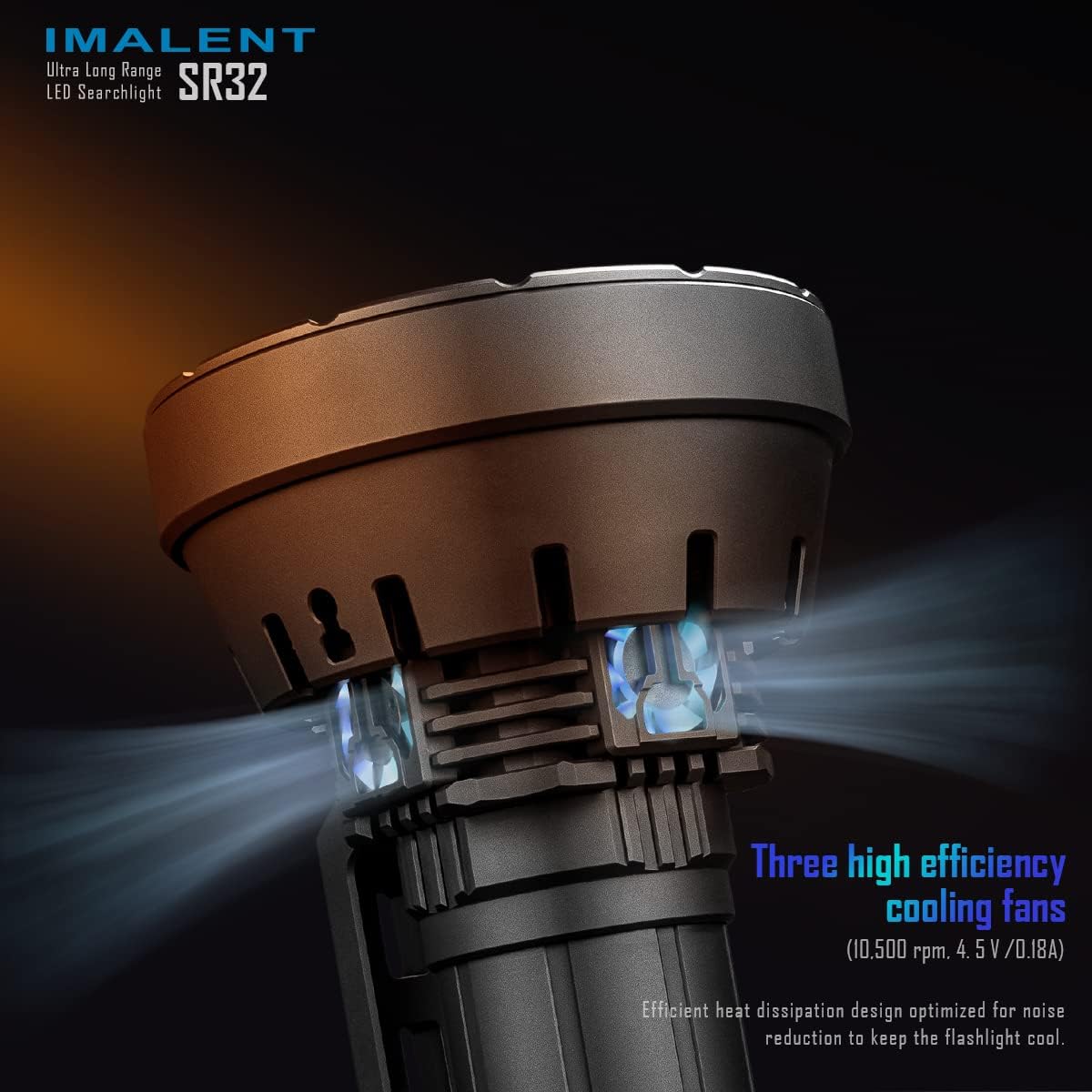 120,000 Lumens Rechargeable LED Flashlight A6998