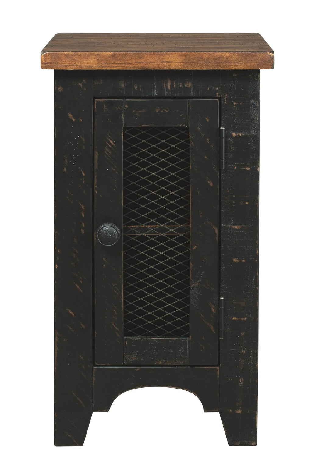 Black/Brown Chair Side End Table M7743
