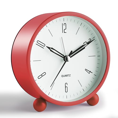 Green Analog Alarm Clock with Night Light E592442