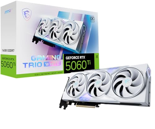 White RTX 5060 Ti 16G Graphics Card A1363