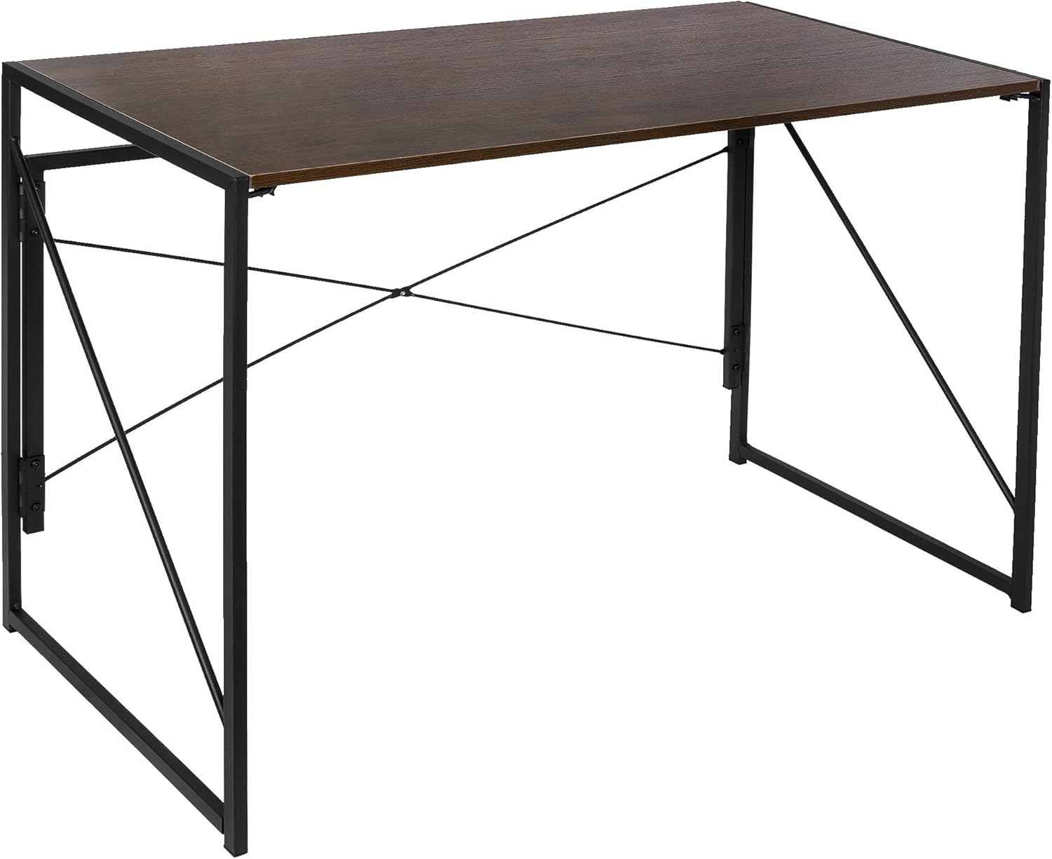Espresso Folding Computer Desk A62694