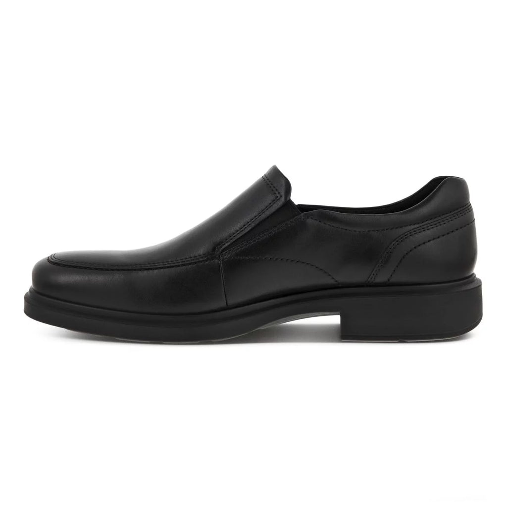 Black Leather Slip-on Shoes D313