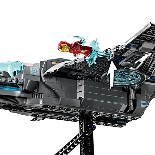 LEGO Marvel The Avengers Quinjet Spaceship Building Toy Set with Minifigures L520