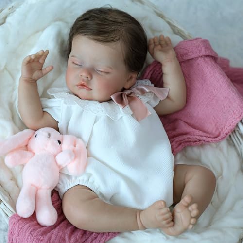 20 inch Weighted Full Vinyl Reborn Baby Doll W488806