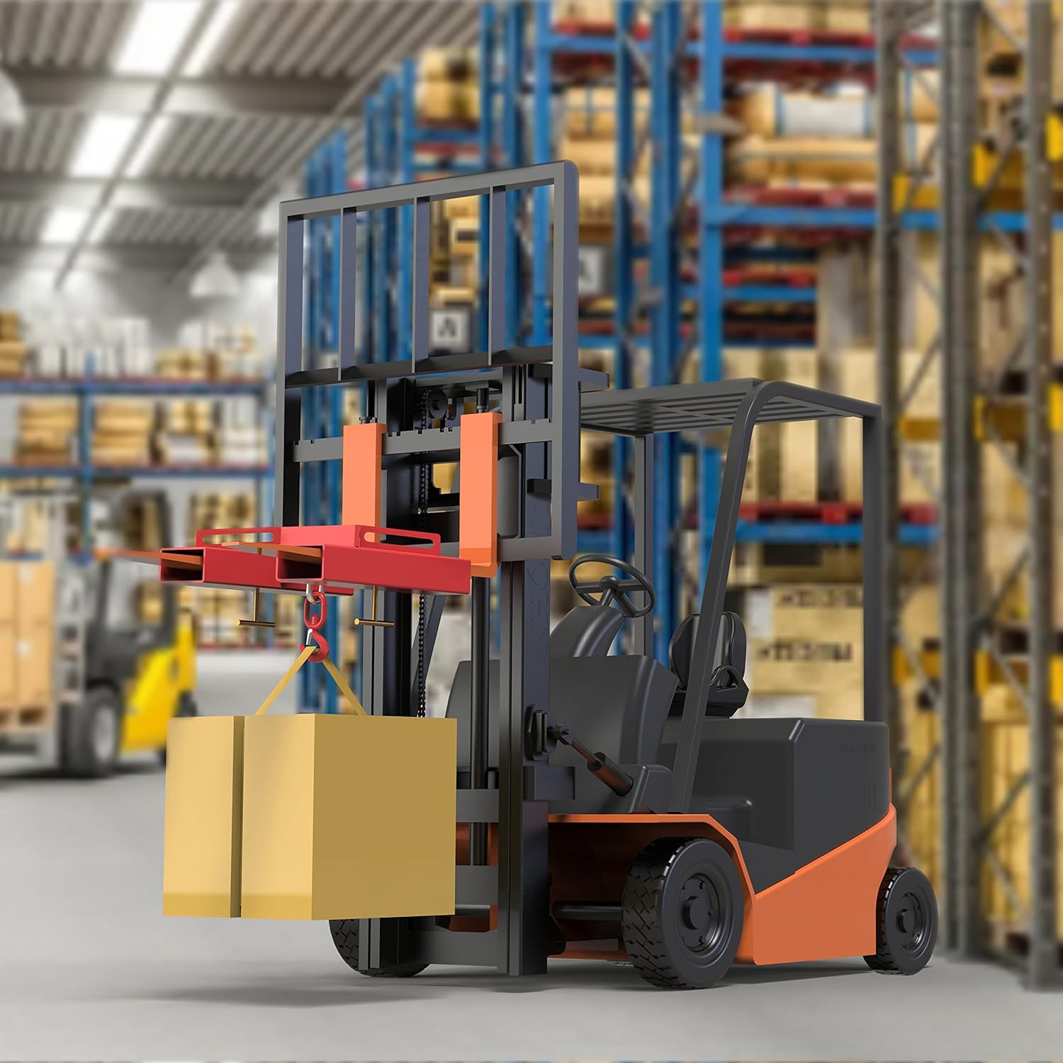 6600lbs Capacity Forklift Lifting Hook with Swivel Hook J6987