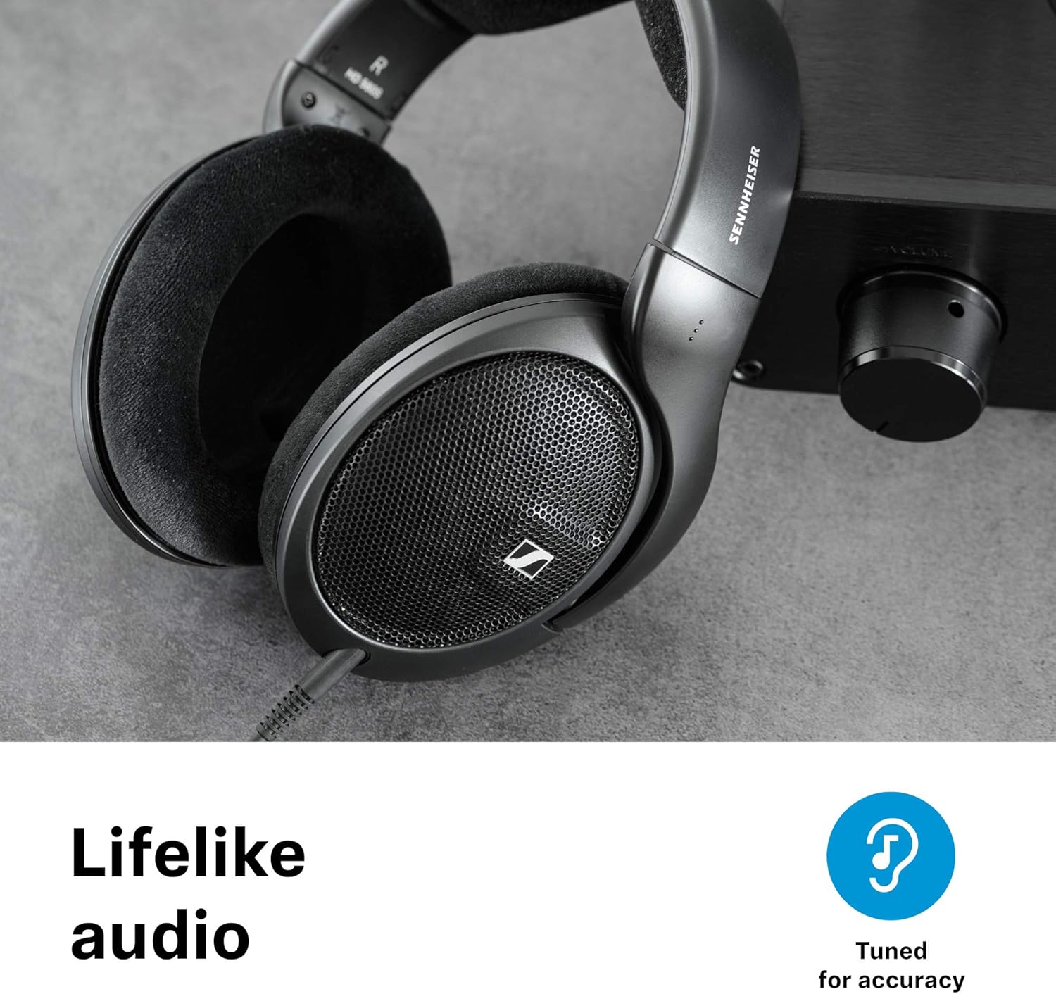 Black Over-The-Ear Open-Back Headphones S900