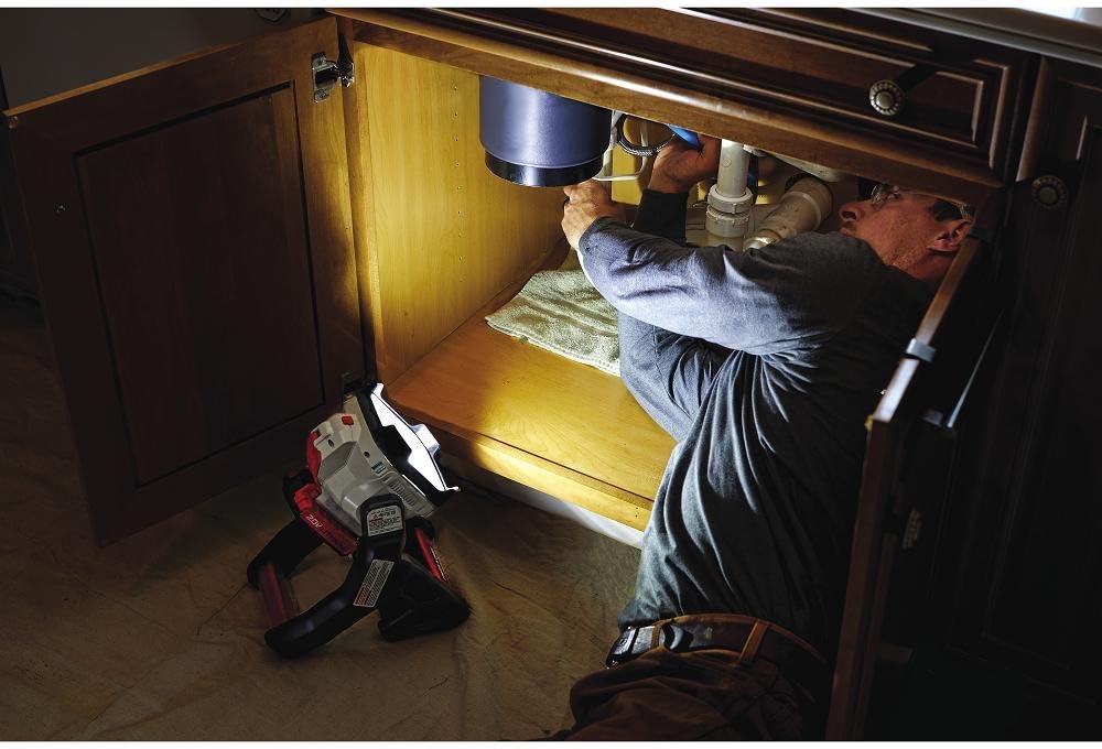 20V MAX LED Work Light, Corded/Cordless, Gray U139