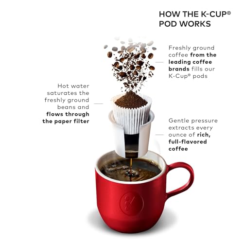 Brushed Slate Single Serve K-Cup Pod Coffee Maker R9786