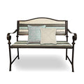 Cast Iron Patio Bench Z7835