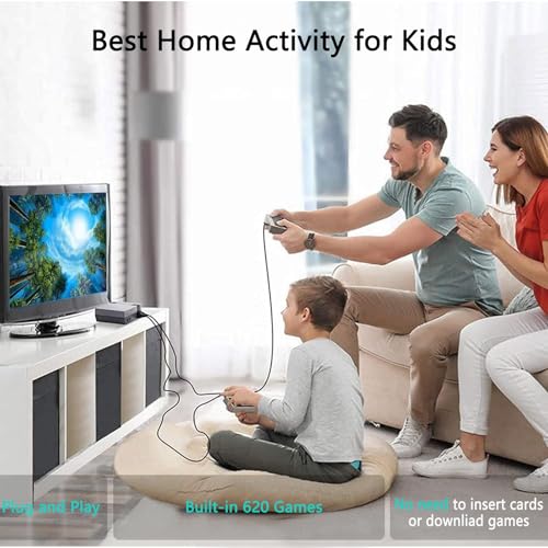 Mini Console with 620 Preloaded Games and Dual Controllers X763582