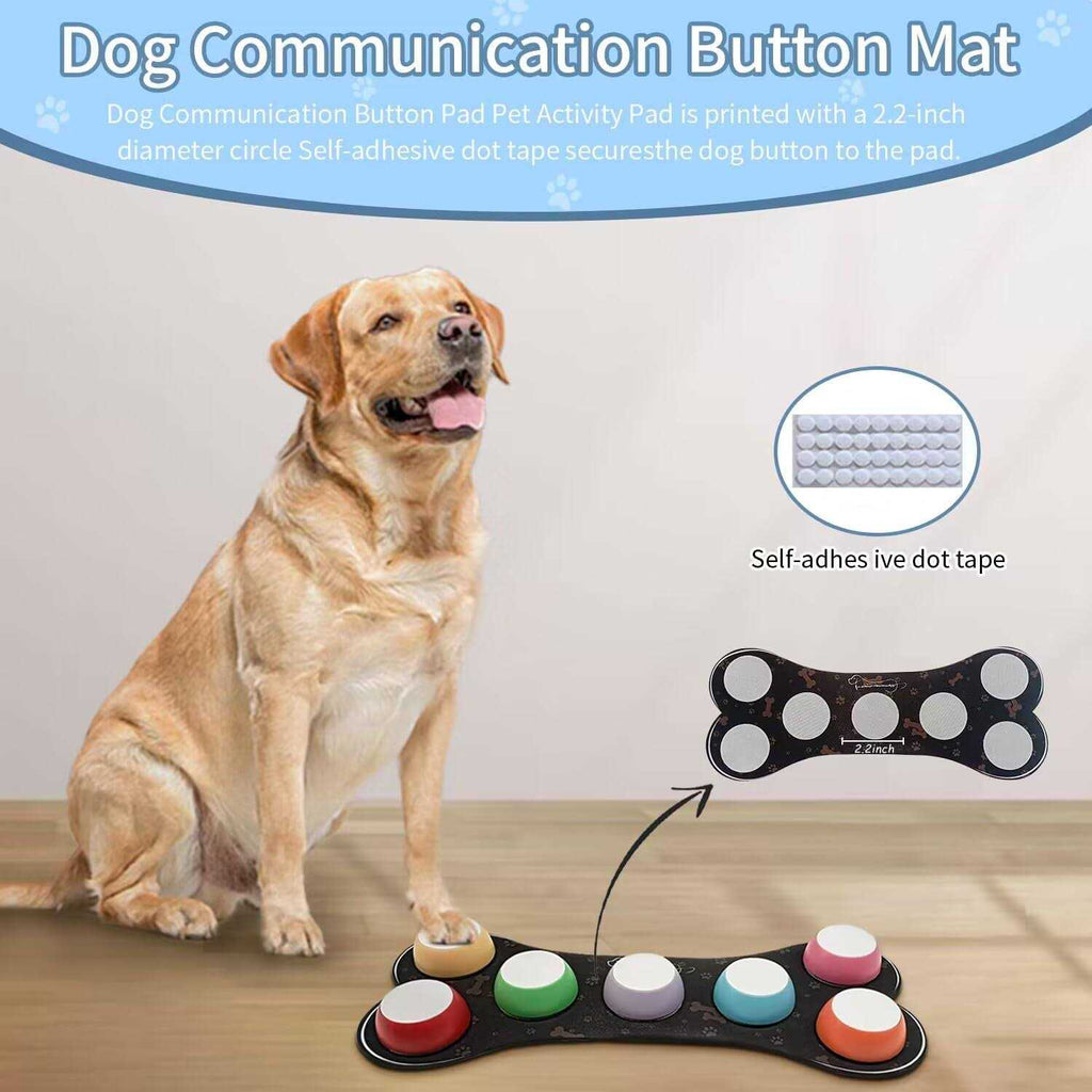 7 Dog Talking Button Set Recordable Training Buzzers Z14865