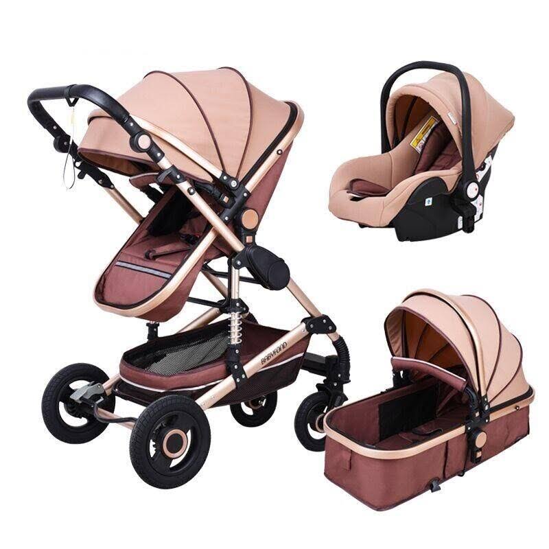 High Landscape Baby Stroller 3 in 1 Multifunctional Car P523