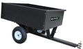 400LB Heavy Duty Steel Dump Cart 10-Cubic Feet Capacity Utility Trailer with Removable Tailgate B6302