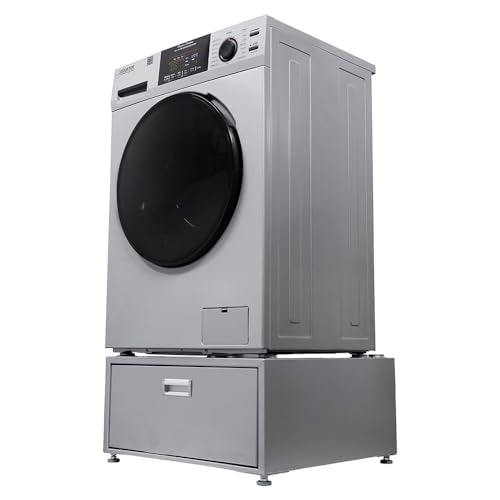 Compact Laundry Solution Washer Dryer with Pedestal R613