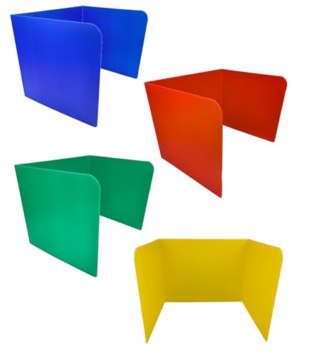 Plastic Desk Dividers 4 Pack (Black & White) T28900