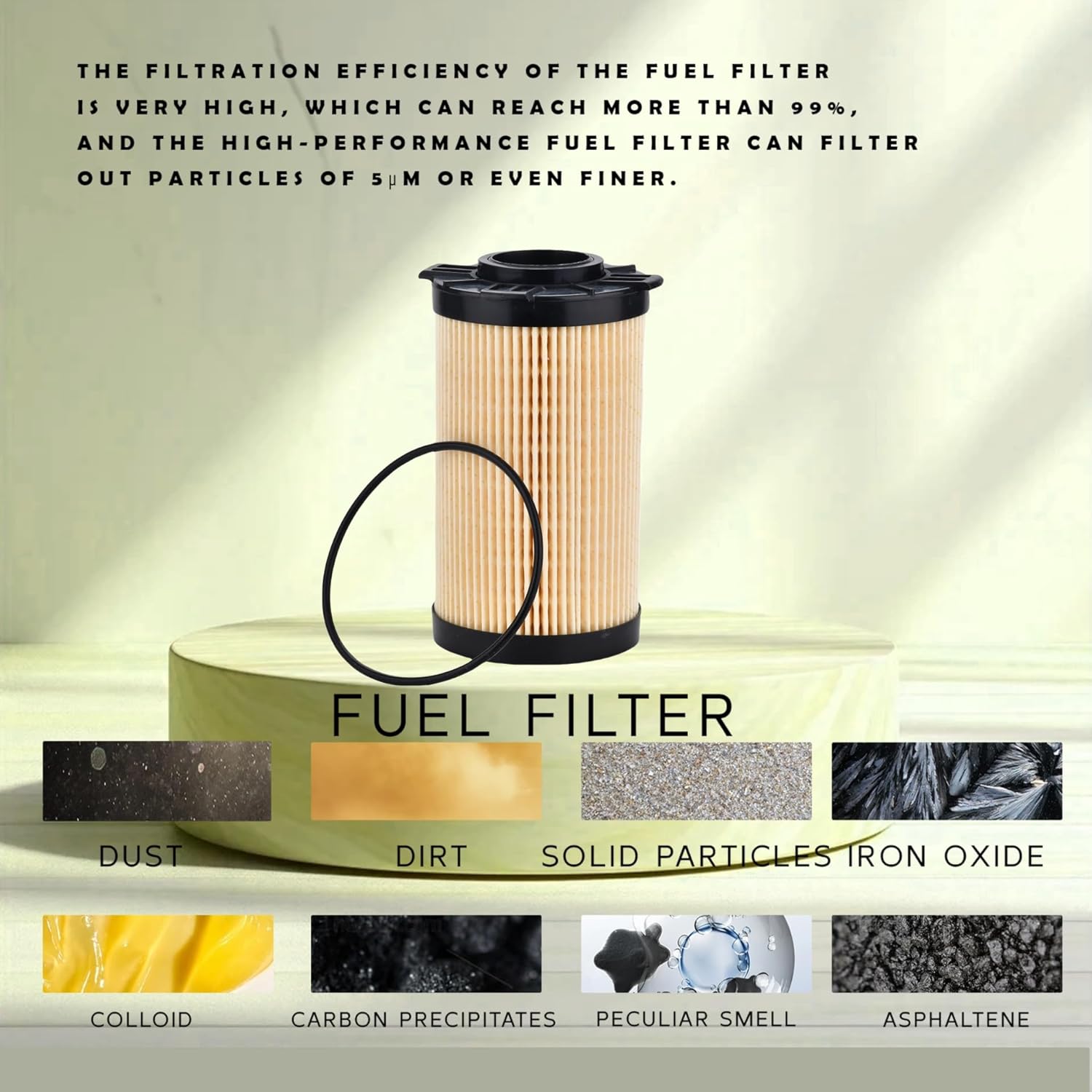 Fuel Filter compatible with Cummins ISB6.7 EURO 6 2017 Engine H4477