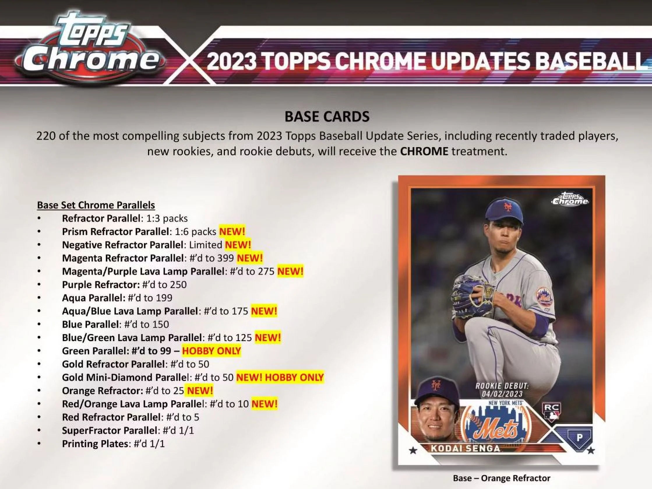 Hobby Box Baseball Trading Card B51415