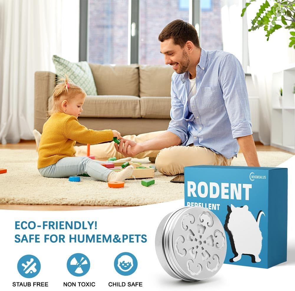 Rodent Repellent, 2 Jars/Box Peppermint Oil N538