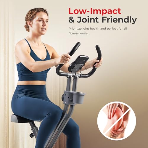Foldable Magnetic Exercise Bike with Digital Monitor O602888