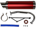 High Performance Exhaust System Muffler for GY6 50cc Scooter Moped (Black) I267