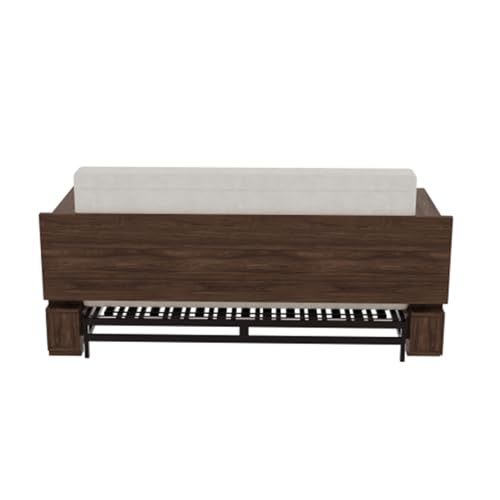 Beige Velvet Convertible Sleeper Sofa Bed V753183