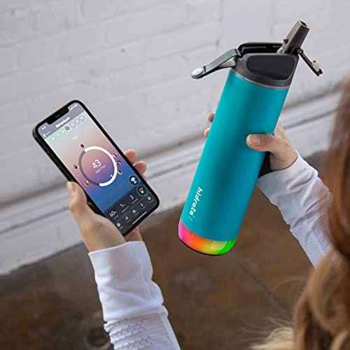 Black 21oz Smart Water Bottle with Bluetooth L60073
