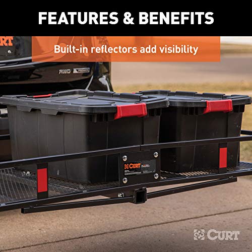60 x 24-Inch Black Steel Cargo Carrier K237