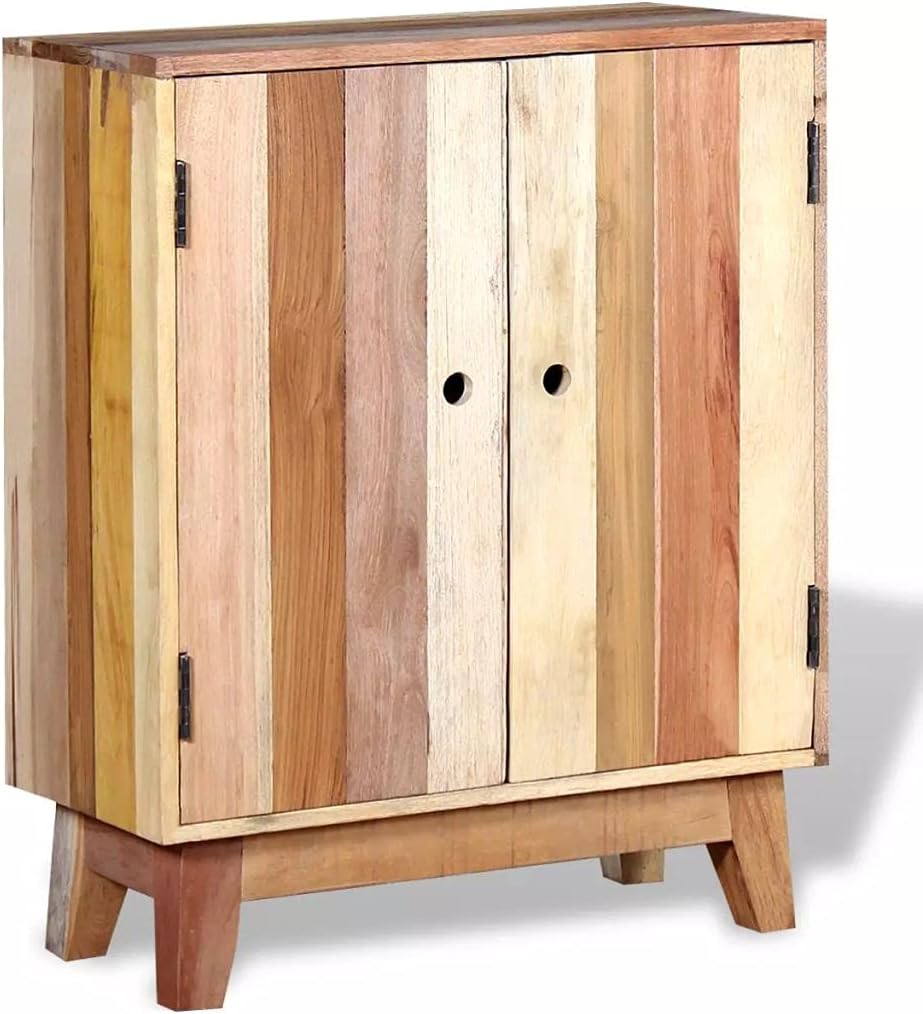 Industrial Wooden Storage Cabinet Sideboard Solid Reclaimed Wood I163