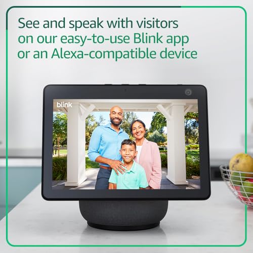 Black Video Doorbell with Sync Module Core V554