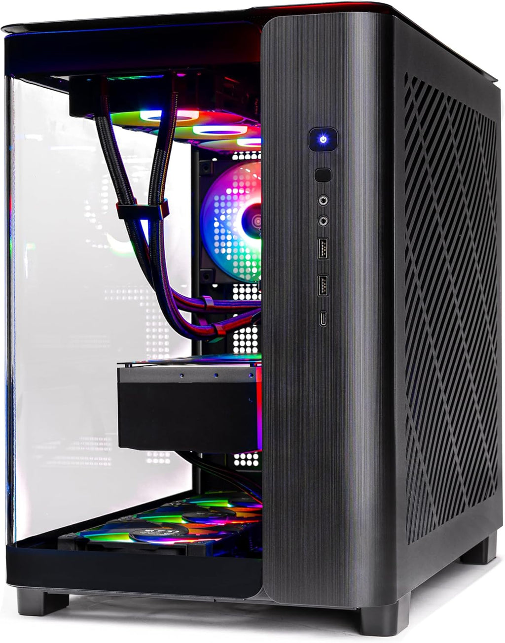 Ryzen 7 7700X RTX 4070 Ti Super 16GB 1TB Gen4 SSD 32GB DDR5 RAM 750W Gold PSU Gaming PC Desktop M266240