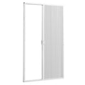 Pleated Folding RV Shower Doors White I564