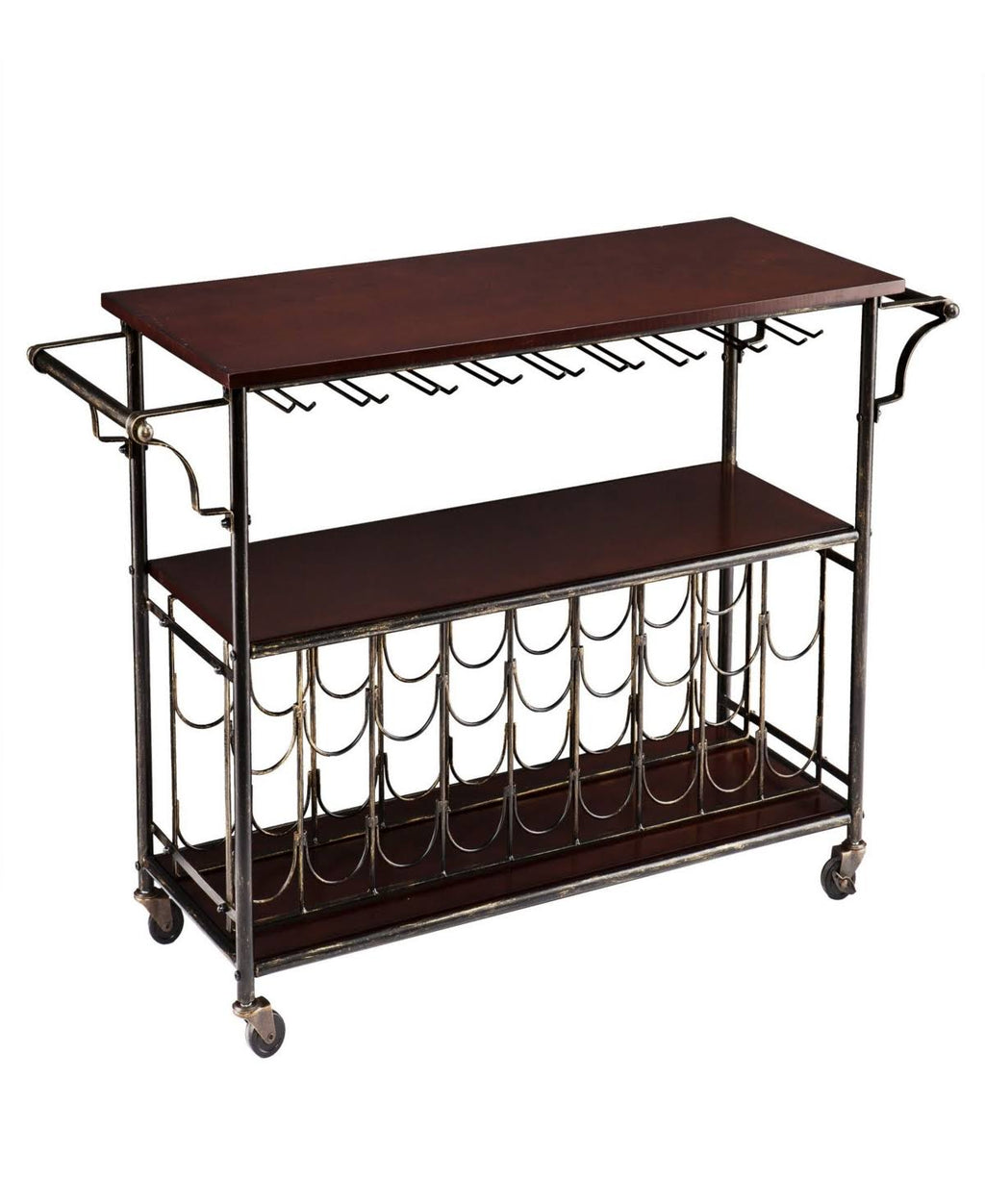 Black Wine-bar Cart J1860