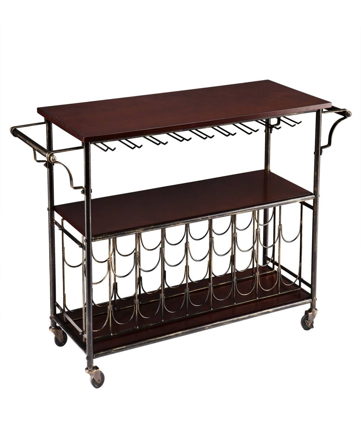 Black Wine-bar Cart J1860