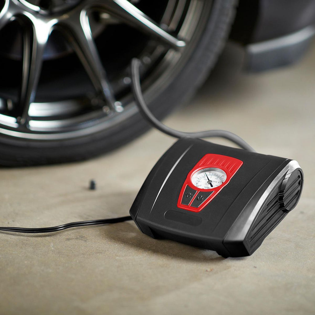 12V Portable Tire Inflator with LED Light B911