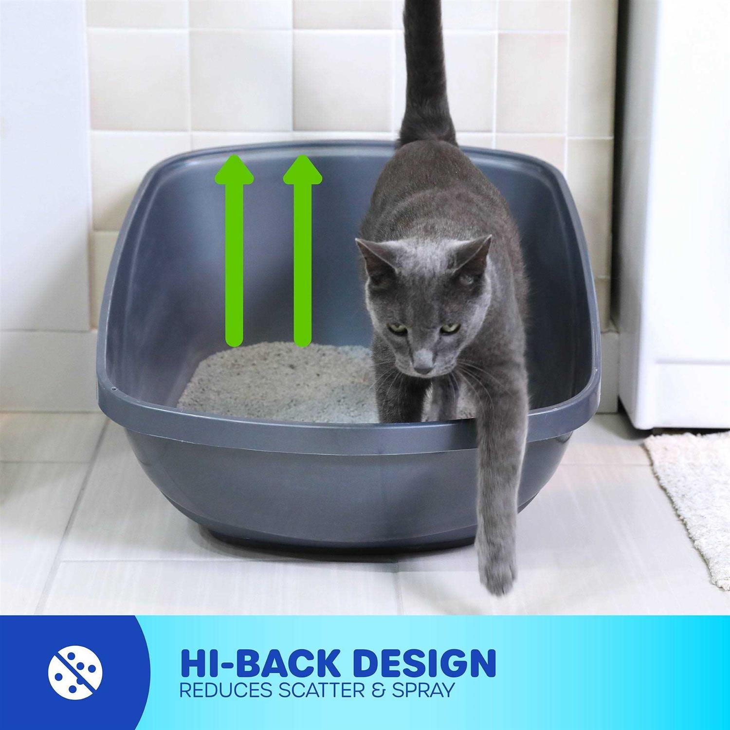 Hi Back Open Litter Pan M906390