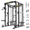 All-in-One Smith Machine with Adjustable Cable Crossover System H657