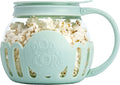 Aqua Borosilicate Glass Microwave Popcorn Popper, 1.5 Quart G20711