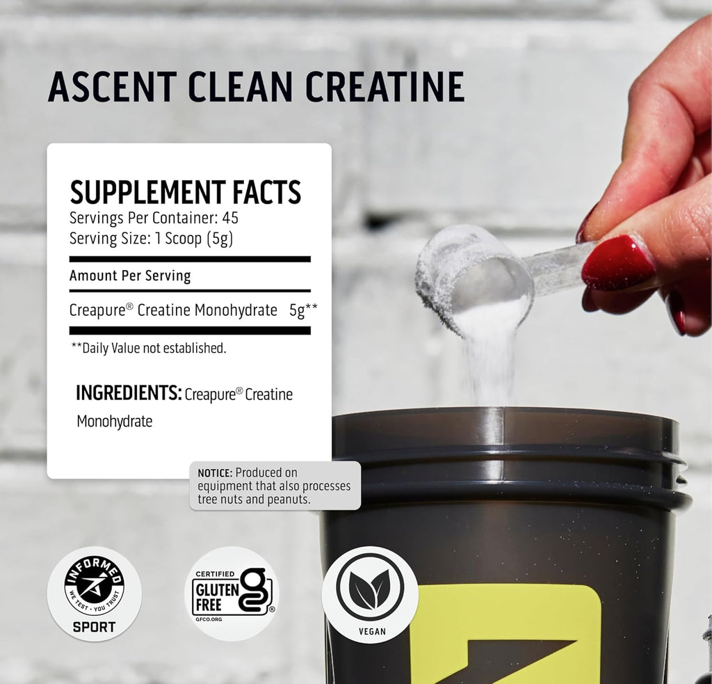 100% Whey Protein Powder, Chocolate Peanut Butter 4 lb & Creatine Monohydrate Powder, Unflavored 45 Servings I343352