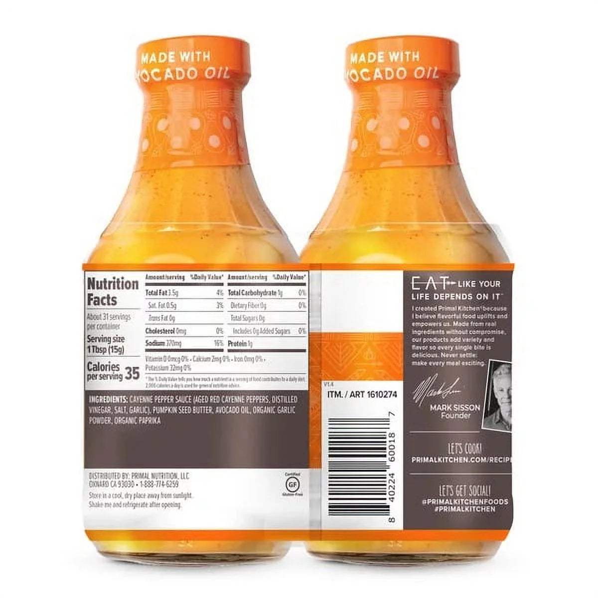 16.5 Ounce Buffalo Sauce (Pack of 2) B73500